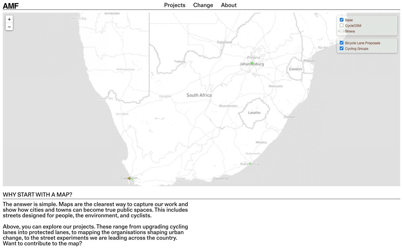 The Active Mobility Forum home page