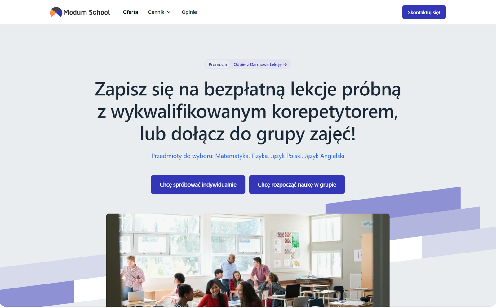 The Modum School home page