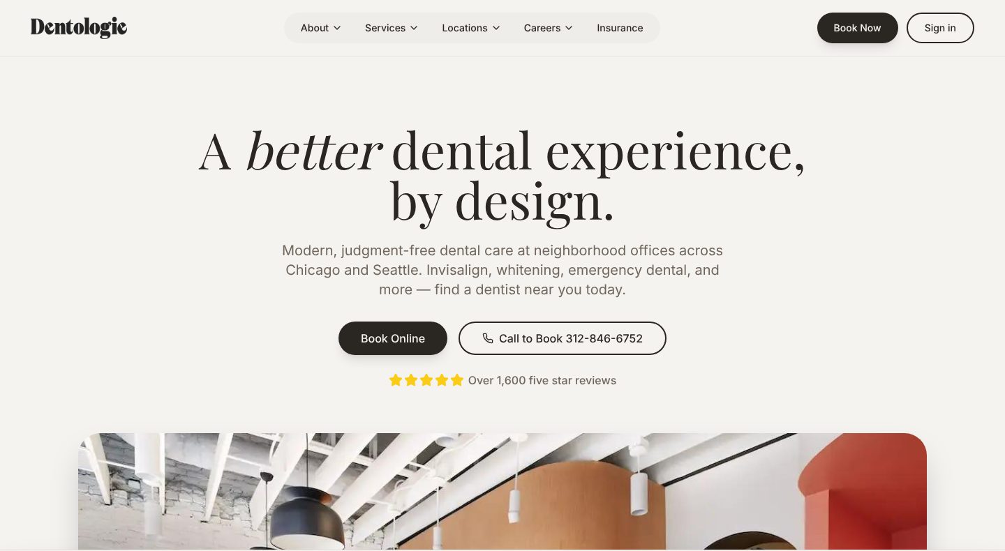 What, where, and how to book, on the Dentologie website
