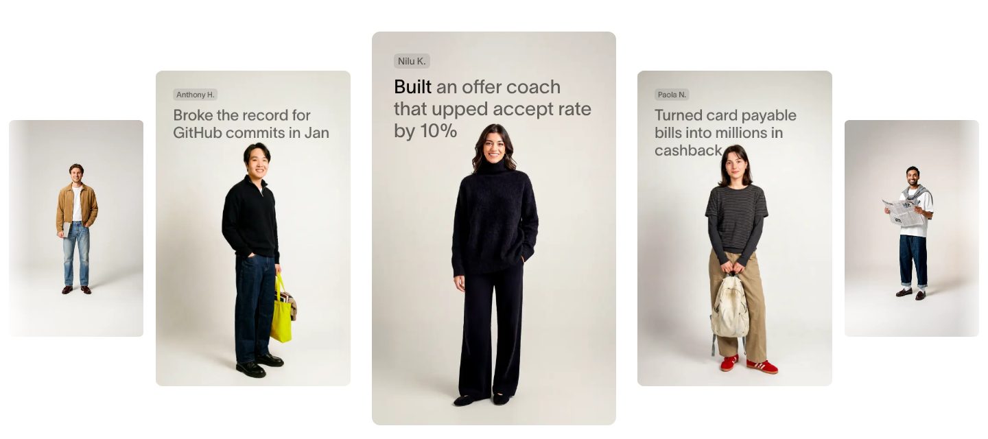 People, and what they built, on the Ramp website
