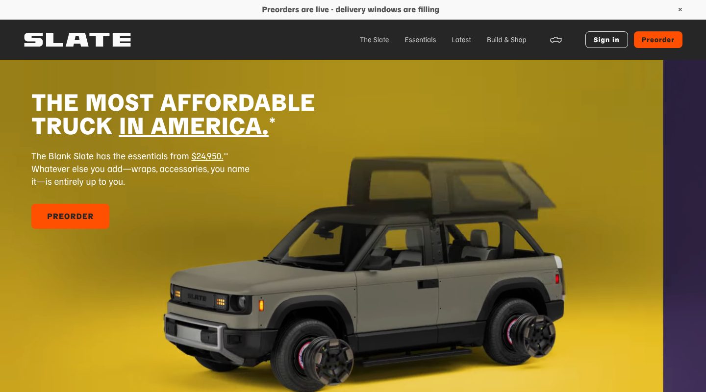 The product, the promise and one step, on the Slate website